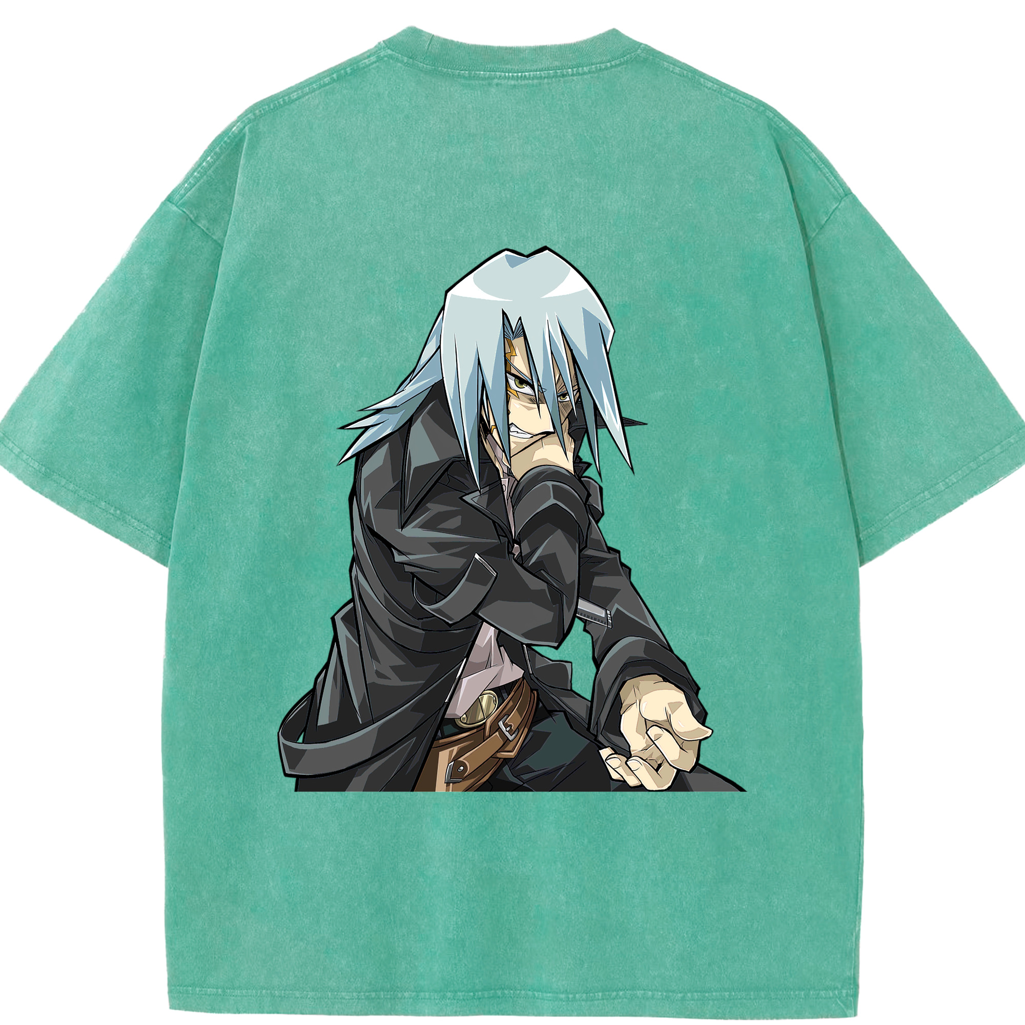（画像用） 遊☆戯☆王 Yu-Gi-Oh! 綿100% ヴィンテージ風 半袖Tシャツ（背面プリント）